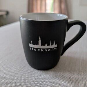 Stockholm Black & White Sweden Souvenir Coffee Tea Mug - Scandinavian Silhouette